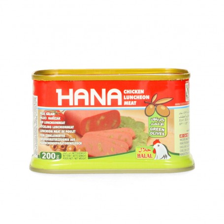 Huhn_Luncheon_Fleisch_mit_Olieven_Hana_200Gr Huhn Luncheon Fleisch mit Olieven Hana 200Gr - Image 1